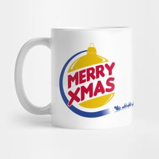 Burger Xmas Mug